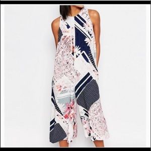 French Connection Samba Avenue Draped  jumpsuit